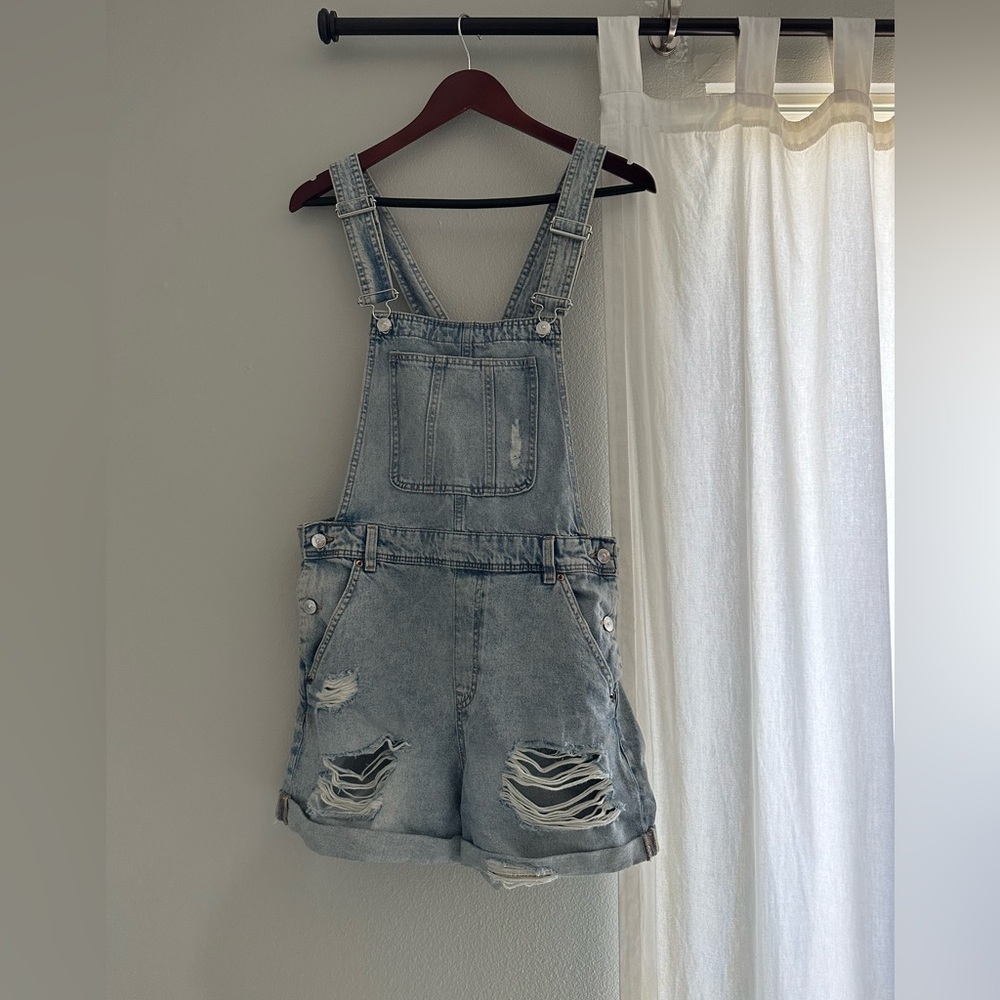 Denim overalls